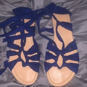 Elegant Blue Women's Sandals